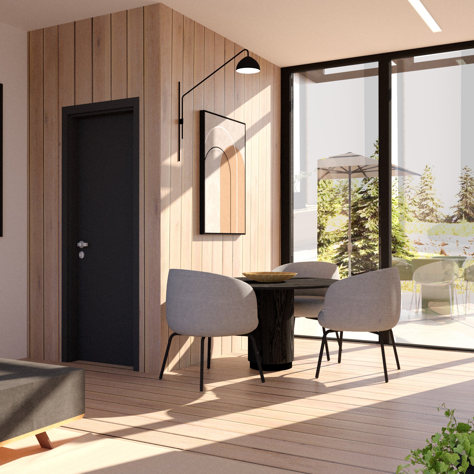 Casa de campo moderna - casa de praia moderna - casa modular - Oca modular - udara 70 metros quadrados - 0105-min